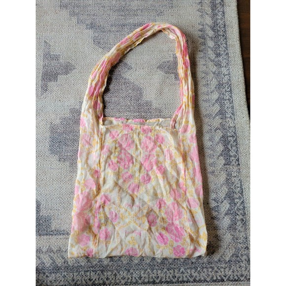 Free people See Through Pink And Cream Crossbody Bag - Picture 1 of 12